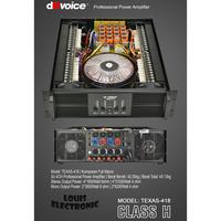 Gambar Power Amplifier dBvoice TEXAS-418 Class H 4 Channel dari LOUIS ELECTRONIC undefined 1 Tokopedia
