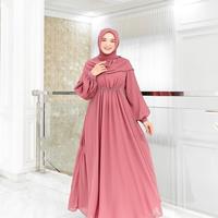 Gambar Baju muslim wanita baju gamis wanita dress pakaian wanita baju tunik - navy dari ARKA OL undefined 2 Tokopedia