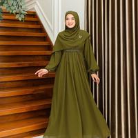 Gambar Baju muslim wanita baju gamis wanita dress pakaian wanita baju tunik - navy dari ARKA OL undefined 1 Tokopedia