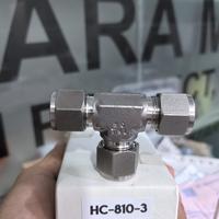 Gambar Alloy C-276 Hastelloy Tee Union, 1/2 in. Tube OD Swagelok HC-810-3 dari Levino Yuliantara undefined 1 Tokopedia