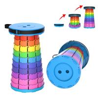 Gambar Deli Chair Rainbow Kursi Cantik Lipat Pelangi Bisa Dilipat Teleskopic - ORANGE dari niakurnicell undefined 3 Tokopedia