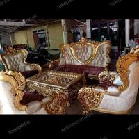 Gambar kursi tamu minimalis sofa ukir belagio mewah klasik jati furniture set dari riski lancar mebel undefined 1 Tokopedia