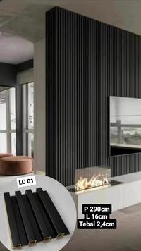 Gambar TERMURAH! HOT WALL WPC WOOD PANEL WALLPANEL WPC PVC KAYU DINDING - K02 LEBAR 15CM dari Living Home interior undefined 3 Tokopedia