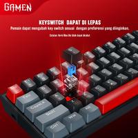 Gambar GAMEN Titan V Mechanical Keyboard Gaming Blue Switch Titan Series - Black dari Onestop Gaming undefined 4 Tokopedia