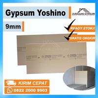 Gambar GYPSUM YOSHINO 9mm / Papan Gipsum Yosino 9 mm - Regular Board - via Tokopedia dari Juragan Gypsum undefined 1 Tokopedia