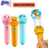 Gambar Mainan Senter Proyektor Anak Bayi Edukasi Lampu Flashlight Toys Gambar - Extra Piring 1 dari Sumo Babyy undefined 1 Tokopedia