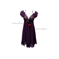 Gambar Lingerie Brukat Spandex Sutra Lengan Pendek All Size - Olivia - Merah dari mixboxstore2 undefined 3 Tokopedia