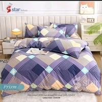 Gambar sprei sheet anti geser katun star motif love triangle 90/100/120 - iKY 02, 120/200/20 dari iky fantastick sprei undefined 2 Tokopedia