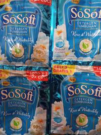 Gambar Deterjen Cair Konsentrat SoSoft Promo 1 Renceng Isi 16 Sachet × 80Ml - Aroma Nature Fresh dari Toko Prawoto undefined 4 Tokopedia