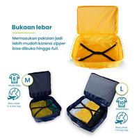 Gambar Torch Dafi Cloth Pack Tas Baju Waterproof Pouch Travel Bag Organizer - Yellow, M dari Torch.id undefined 4 Tokopedia