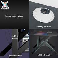 Gambar Oxihom F1301 Meja Gaming | Meja Kerja Minimalis Belajar Komputer PC - 120x60 dari Starcomp Solo undefined 4 Tokopedia