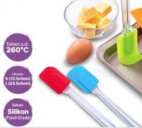 Gambar Spatula Silikon Tahan Panas Anti Lengket Bahan Food Grade - Hijau dari Adda Homeware undefined 1 Tokopedia