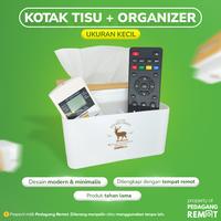 Gambar Kotak Tisu Kayu / Tissue Box 2 in 1 Organizer Wadah Tempat Remote / HP - KOTAK-TISUBESAR dari Pedagang Remote_NEW undefined 3 Tokopedia