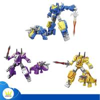 Gambar Mainan Anak Robot Transformer Berubah Bentuk Dinosaurus Triceraptor Kado Hadiah Ulang Tahun - Biru dari JN Kids Kingdom undefined 5 Tokopedia