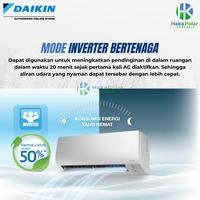 Gambar AC DAIKIN 3/4 PK FTKQ 20 TERMASUK PEMASANGAN FLASH INVERTER THAILAND - 3 METER dari Haka Polar Indonesia undefined 4 Tokopedia