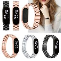 Gambar Jam Tangan Pria Digital Original LED Watch Tali Rantai Anti Air - Hitam dari Toko Serba Ada Bekasi undefined 4 Tokopedia