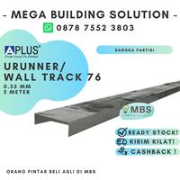 Gambar Urunner 76 Aplus 3m / Rangka Metal Partisi Gipsum Gypsum dari Mega Building Solution undefined 1 Tokopedia