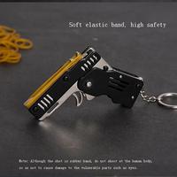 Gambar Mainan Pistol Karet Gelang Foldable Rubber Band Gun tembak tembakan - Hitam dari insideflow id undefined 4 Tokopedia