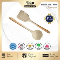 Gambar STEIN Bundle Diamond Spatula Set (Soup + Turner) - Amethyst dari Steincookware Official Store undefined 5 Tokopedia