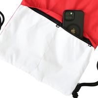 Gambar Tas Serut Pria Wanita String Bag Tas Sekolah Anti Air Saku Navy - ABU dari AdeevaRa undefined 4 Tokopedia