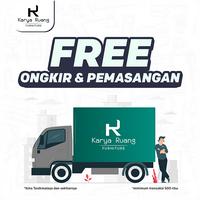 Gambar LEMARI PAKAIAN 2 PINTU SLIDING uk 120 140 MURAH LEMARI BAJU PLAT BESI - MULBERRY dari Karyaruang.id undefined 4 Tokopedia