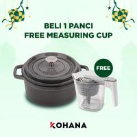 Gambar Kohana Enamel Cast Iron FREE Measuring Cup - 18cm dari Kohana Indonesia undefined 1 Tokopedia