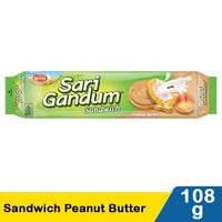 Gambar Roma Biscuit Sari Gandum Sandwich Peanut Butter Biskuit Susu Cokelat - Butter 108G dari OddsOlShop undefined 3 Tokopedia