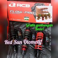 Gambar Shockbreaker RCB 340 mm Flow pro Tabung Rebound kompresi Vario 160 - Merah dari Red Sun Otomotif undefined 1 Tokopedia