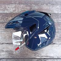 Gambar Helm ASCA Premier Solid Double Visor - Blue AL Biru dari BBS Rider undefined 5 Tokopedia