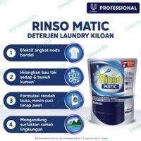 Gambar RINSO Matic Detergent Professional Detergen Cair Laundry Kiloan 1.65L dari DAPURWANGI undefined 2 Tokopedia