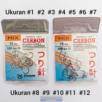 Gambar Kail Pancing Pioneer Mix Carbon Flat 1005 - #3 dari Rumah Pancing Makassar undefined 1 Tokopedia