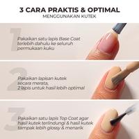 Gambar INGLOT O2M Breathable Nail Enamel 477 - Kutek Halal, 11 ml - Remover 100ml dari INGLOT Indonesia undefined 3 Tokopedia