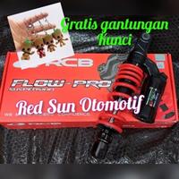 Gambar Shockbreaker RCB 340 mm Flow pro Tabung Rebound kompresi Vario 160 - Merah dari Red Sun Otomotif undefined 4 Tokopedia