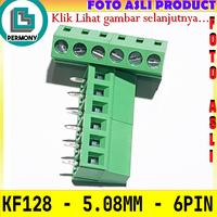 Gambar kf128 6p Terminal block blok 6pin 5.08mm 6 pin 5.08 mm kf 128 dari Permony Store undefined 4 Tokopedia