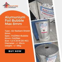 Gambar Alumunium Foil Bubble 8mm Metalizing - Double Side Maxfoil dari TokoSJAPerkasa undefined 1 Tokopedia