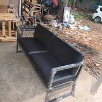 Gambar Sofa Tunggu Bandara Besi, stasiun, terminal 180x55x70 custom dari Serba Paling Murah undefined 1 Tokopedia