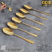 Gambar Sendok Garpu Hotel Gold Stainless Tebal Premium Non Magnetic - 1 Pasang(2pcs) dari DariDuaSatu undefined 2 Tokopedia