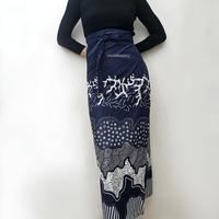 Gambar Rok Lilit Batik Navy Allsize dari Smooth Sailing undefined 3 Tokopedia