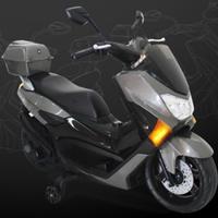 Gambar (GRAB/GOJEK) Motoran Mainan Aki Anak Nmax M-588 - Abu-abu dari BRECHT.ID OFFICIAL STORE undefined 5 Tokopedia