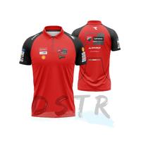 Gambar Kaos Jersey MotoGP 2024 Moto GP Team Ducati Lenovo Fullprint Merah - Polo Zipper, 4XL dari DISTRONGER undefined 1 Tokopedia