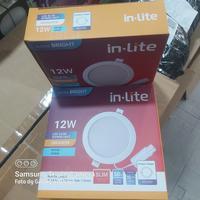 Gambar lampu LED slim downlight 12watt 12w in lite warm white/kuning - Kuning dari toko listrik zaka undefined 1 Tokopedia