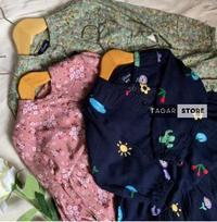 Gambar 【TERBARU】Baju Tunik Couple Ibu Dan Anak Perempuan Bahan Rayon Premium - Hitam Macan, Anak S dari Tagar Store undefined 2 Tokopedia