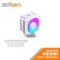 Gambar CPU Air Cooler Jonsbo CR-1400 EVO White ARGB dari Astikom undefined 1 Tokopedia