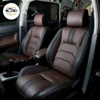 Gambar sarung jok mobil Wuling convero DB full seat 3 baris - hitam putih dari Komboy jok undefined 1 Tokopedia