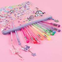 Gambar Make It Real Set 13 Pcs Butterfly Glitter Pouch Pen dari Hiven Store undefined 3 Tokopedia