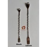 Gambar Long Bar Spoon / sendok panjang Cocktail bartender - 9inch dari Rumah-Kay undefined 1 Tokopedia
