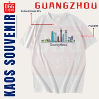 Gambar DGGCloth Kaos Souvenir Guangzhou Baju Tshirt Oleh Oleh China Type 4 - Model 1 (Putih), 5L dari DGG CLOTHING undefined 1 Tokopedia