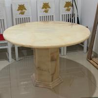 Gambar Meja Makan Bundar Onyx Bawean Kaki Segi 6 dari ANNAonyx undefined 1 Tokopedia