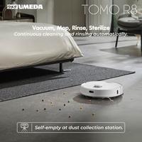 Gambar UMEDA TOMO R8 Robot Vacuum Cleaner Mop Combo + Auto Empty Station dari Satu Elektronik undefined 2 Tokopedia