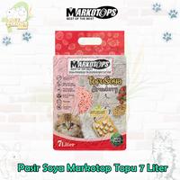 Gambar Pasir Kucing MARKOTOP Soya Tofu 7 Liter - Pasir Tofu soya 7L - donuts dari Akbar Kelinci Tangerang undefined 2 Tokopedia